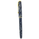 1995 PARKER SONNET PREMIER INDIGO BLUE LAQUE 18K FINE NIB FOUNTAIN PEN GIFT SET OFFERED BY ANTIQUE DIGGER