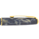 1995 PARKER SONNET PREMIER INDIGO BLUE LAQUE 18K FINE NIB FOUNTAIN PEN NEVER INKED OFFERED BY ANTIQUE DIGGER