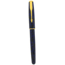 1995 PARKER SONNET MIDNIGHT BLUE LACQUER BROAD NIB FOUNTAIN PEN NEW OLD STOCK OFFERED BY ANTIQUE DIGGER