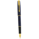 1995 PARKER SONNET MIDNIGHT BLUE LACQUER BROAD NIB FOUNTAIN PEN NEW OLD STOCK OFFERED BY ANTIQUE DIGGER