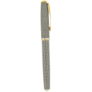 1995 PARKER SONNET CISELE STERLING SILVER FOUNTAIN PEN 18K BROAD NIB NEVER INKED NEW IN BOX OFFERED BY ANTIQUE DIGGER