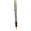 1995 PARKER SONNET CISELE STERLING SILVER FOUNTAIN PEN 18K BROAD NIB NEVER INKED NEW IN BOX OFFERED BY ANTIQUE DIGGER