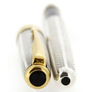 1995 PARKER SONNET STERLING SILVER FOUGERE PATTERN 18K M NIB FOUNTAIN PEN MEDIUM NIB NEVER INKED OFFERED BY ANTIQUE DIGGER