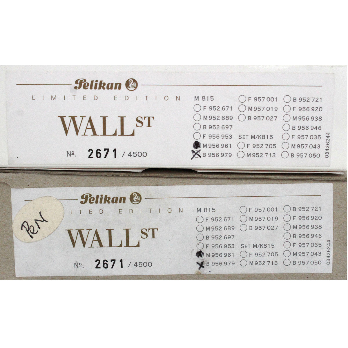 1995 PELIKAN M815 WALL STREET LIMITED EDITION FOUNTAIN PEN W 1995 PELIKAN M815 WALL STREET LIMITED EDITION FOUNTAIN PEN W
