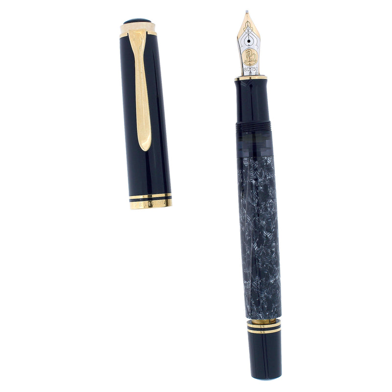 1995 PELIKAN M800 WALL STREET LIMITED EDITION FOUNTAIN PEN W/BOX & PAPERS NEVER INKED OFFERED BY ANTIQUE DIGGER