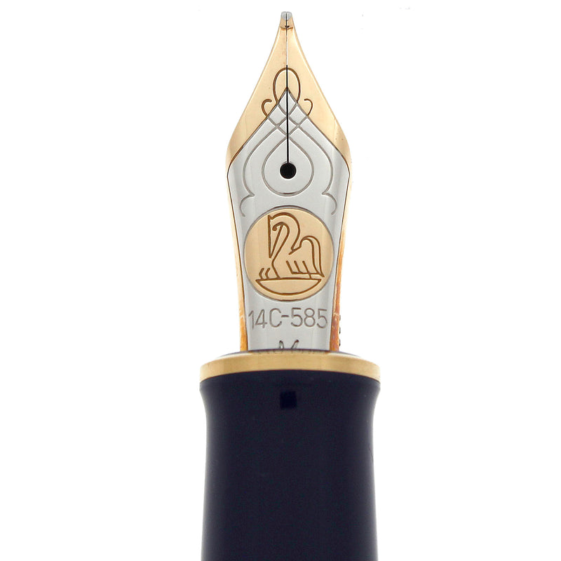 SCARCE 1995 PELIKAN LIMITED EDITION FOR NORDDEUTSCHE LANDESBANK BLUE M800 LIMITED EDITION FOUNTAIN PEN NEVER INKED OFFERED BY ANTIQUE DIGGER