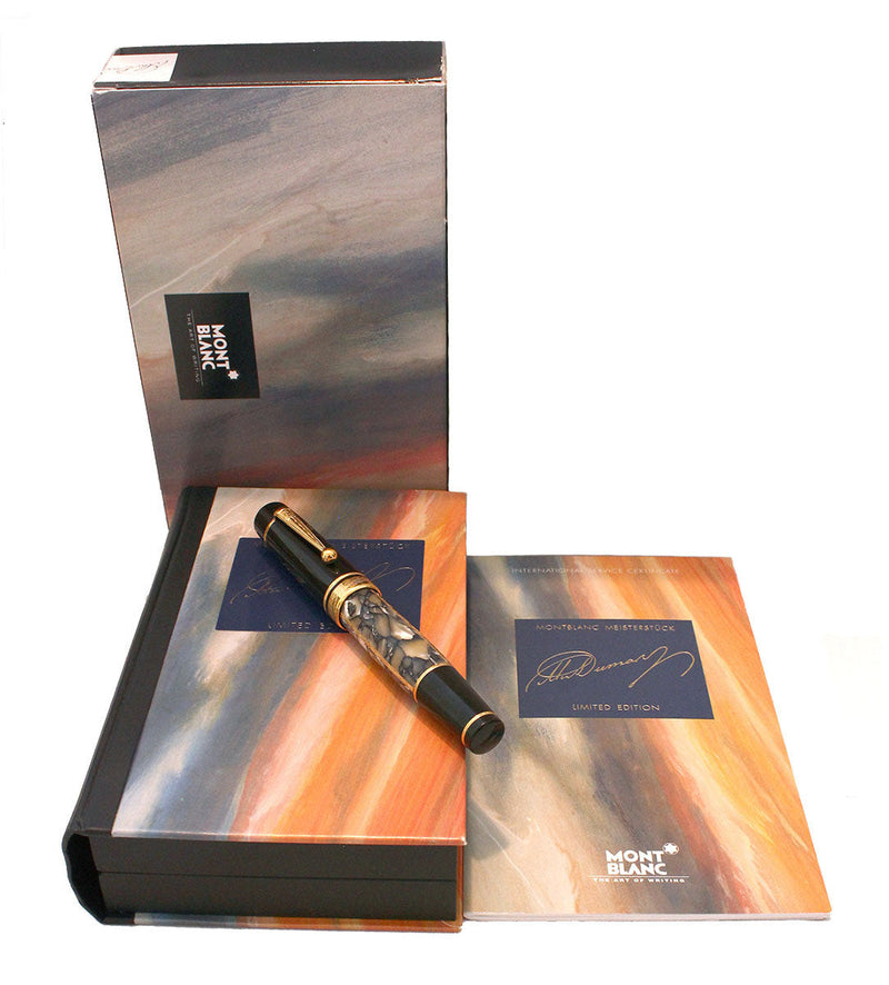 1996 MONTBLANC A. DUMAS WRITERS SERIES LIMITED EDITION FOUNTAIN PEN W/BOXES