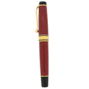 1996 AURORA OPTIMA BURGUNDY MODEL 997 14K MEDIUM NIB FOUNTAIN PEN NEVER INKED OFFERED BY ANTIQUE DIGGER