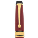 1996 AURORA OPTIMA BURGUNDY MODEL 997 14K MEDIUM NIB FOUNTAIN PEN NEVER INKED OFFERED BY ANTIQUE DIGGER