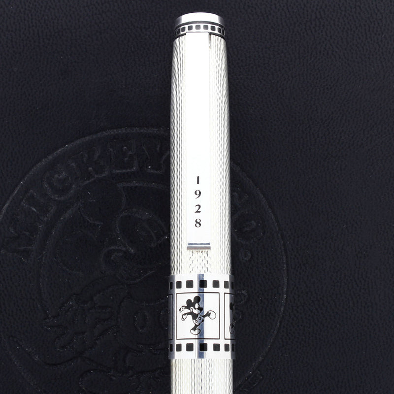 1996 COLIBRI MICKEY MOUSE LIMITED EDITION STERLING SILVER FOUNTAIN PEN NEVER INKED OFFERED BY ANTIQUE DIGGER