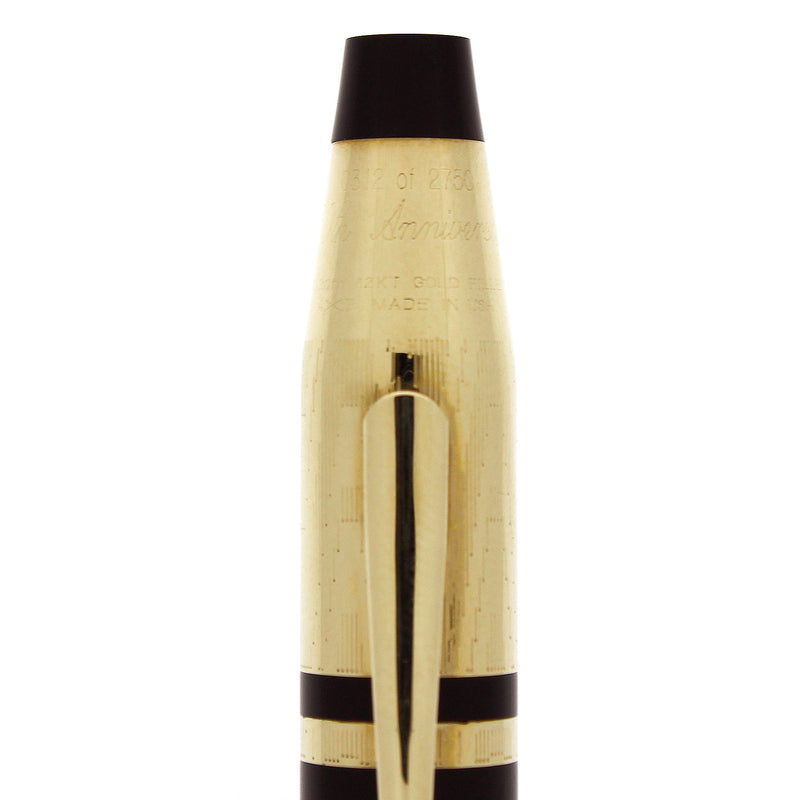 1996 CROSS 150TH ANNIVERSARY LIMITED EDITION GOLD FOUNTAIN PEN NEVER INKED