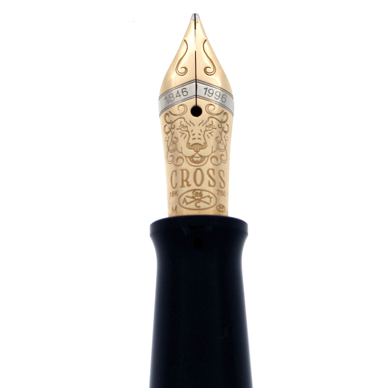 1996 CROSS 150TH ANNIVERSARY LIMITED EDITION GOLD FOUNTAIN PEN NEVER INKED