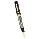 1996 MONTBLANC WRITERS EDITION DUMAS STICKERED 18K MED NIB FOUNTAIN PEN NEVER INKED OFFERED BY ANTIQUE DIGGER