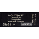 NEVER INKED 1996 MONTBLANC PATRON OF THE ARTS SEMIRAMIS LIMITED EDITION 2604/4810 FOUNTAIN PEN OFFERED BY ANTIQUE DIGGER