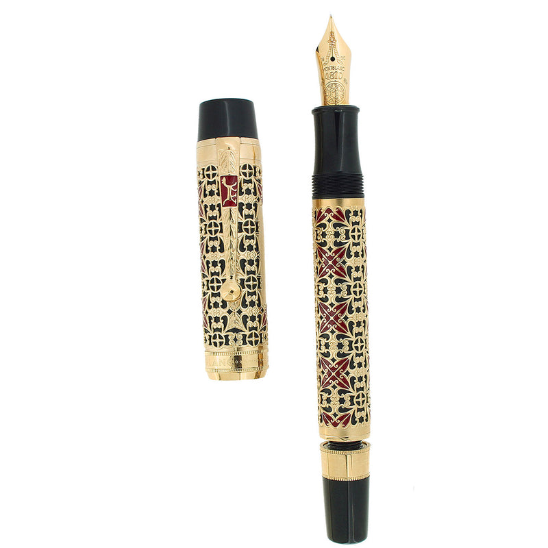 NEVER INKED 1996 MONTBLANC PATRON OF THE ARTS SEMIRAMIS LIMITED EDITION 2604/4810 FOUNTAIN PEN OFFERED BY ANTIQUE DIGGER