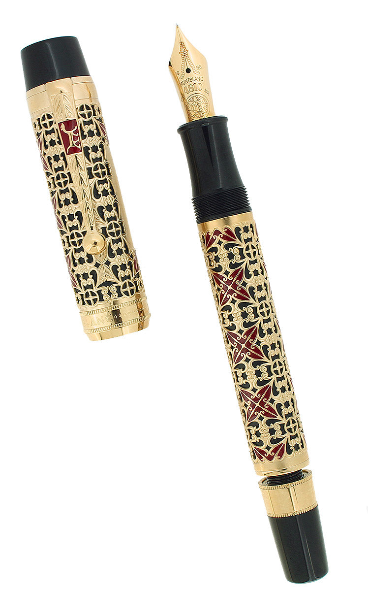 NEVER INKED 1996 MONTBLANC PATRON OF THE ARTS SEMIRAMIS LIMITED EDITION FOUNTAIN PEN OFFERED BY ANTIQUE DIGGER