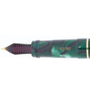 1996 OMAS ERCOLESSI GREEN MARBLED CELLULOID LIMITED EDITION FOUNTAIN PEN BOXED MINT OFFERED BY ANTIQUE DIGGER