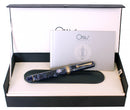 1996 OMAS EXTRA PARAGON BLUE ROYALE CELLULOID "OLD STYLE" FOUNTAIN PEN OFFERED BY ANTIQUE DIGGER