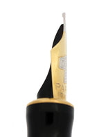 1996 PARKER DUOFOLD INTERNATIONAL LAPIS LAZULI BLUE FOUNTAIN PEN 18K FINE NIB MINT OFFERED BY ANTIQUE DIGGER