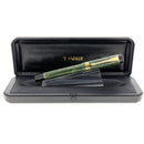 1996 PARKER JADE DUOFOLD CENTENNIAL MKII 18K MED NIB FOUNTAIN PEN NEVER INKED OFFERED BY ANTIQUE DIGGER