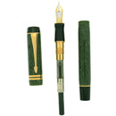 1996 PARKER JADE DUOFOLD CENTENNIAL MKII 18K MED NIB FOUNTAIN PEN NEVER INKED OFFERED BY ANTIQUE DIGGER
