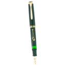 1996 PELIKAN M800 GOLF LIMITED EDITION 18K MED NIB FOUNTAIN PEN W/BOX NEVER INKED OFFERED BY ANTIQUE DIGGER