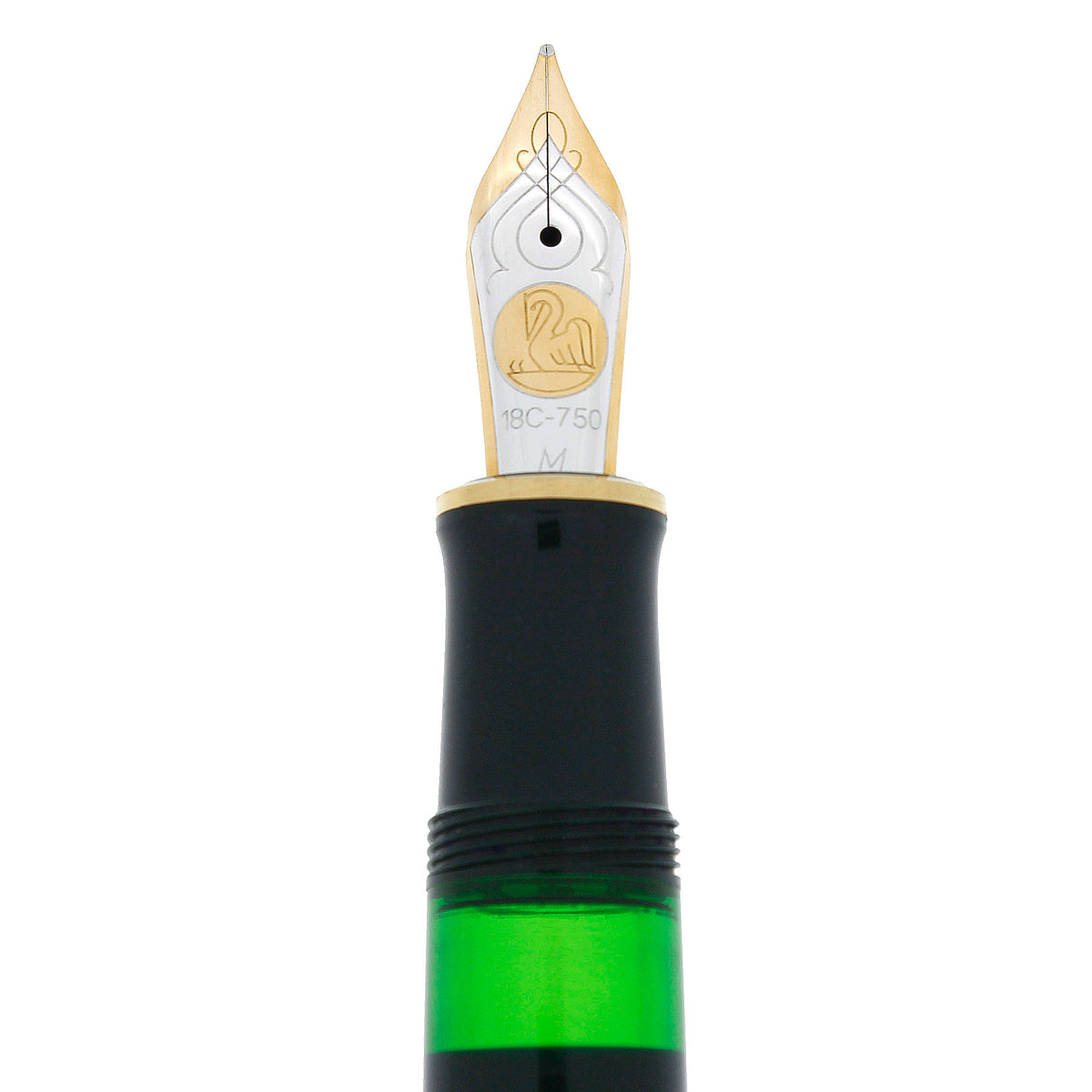 万年筆　Pelikan M800 18c-750 B Pelikan (ペリカン) 万年筆 M800 RED STRIPE 18C-750 EF｜トレファクONLINE