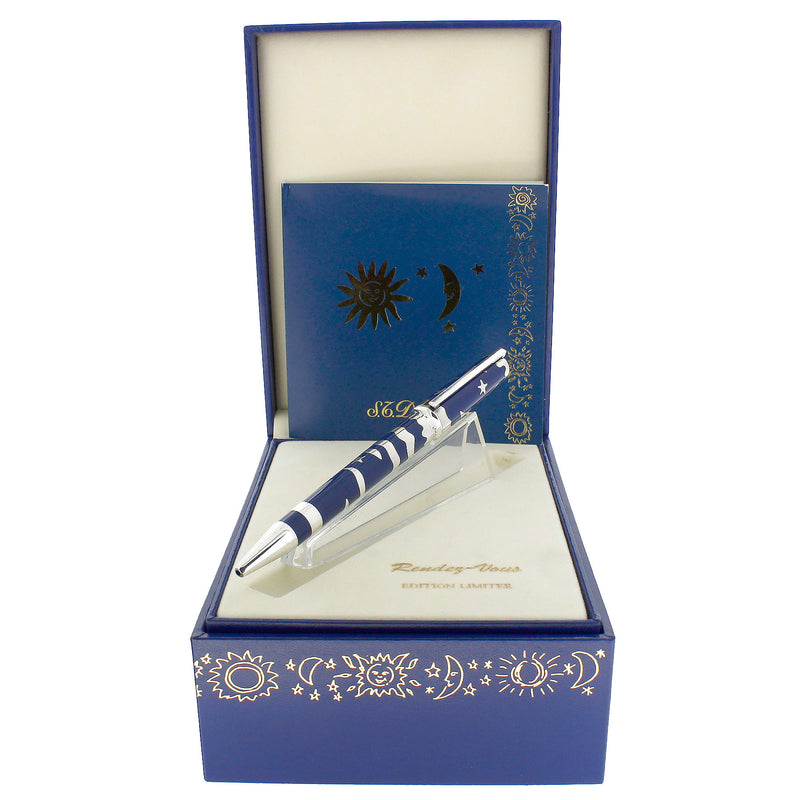 1996 S.T. DUPONT MONTPARANASSE RENDEZ-VOUS LUNA MOON LIMITED EDITION BALLPOINT PEN MINT OFFERED BY ANTIQUE DIGGER