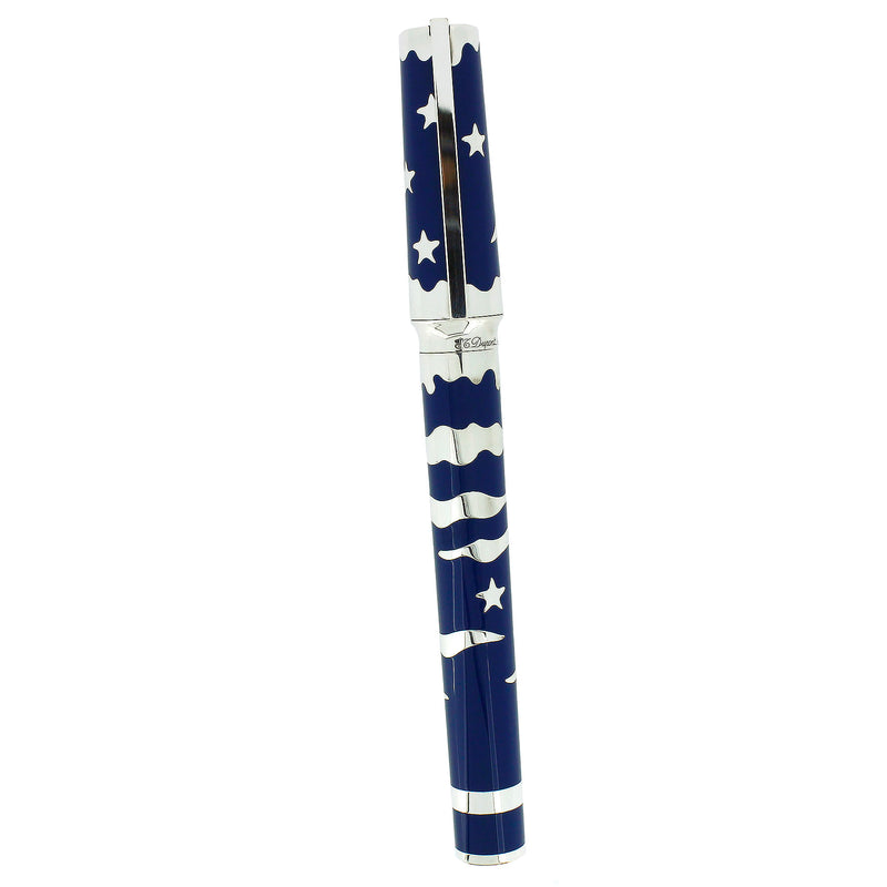 1996 S.T. DUPONT RENDEZ-VOUS LUNA MOON LIMITED EDITION 18K MED NIB FOUNTAIN PEN NEVER INKED OFFERED BY ANTIQUE DIGGER