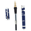 1996 S.T. DUPONT RENDEZ-VOUS LUNA MOON LIMITED EDITION 18K MED NIB FOUNTAIN PEN NEVER INKED OFFERED BY ANTIQUE DIGGER