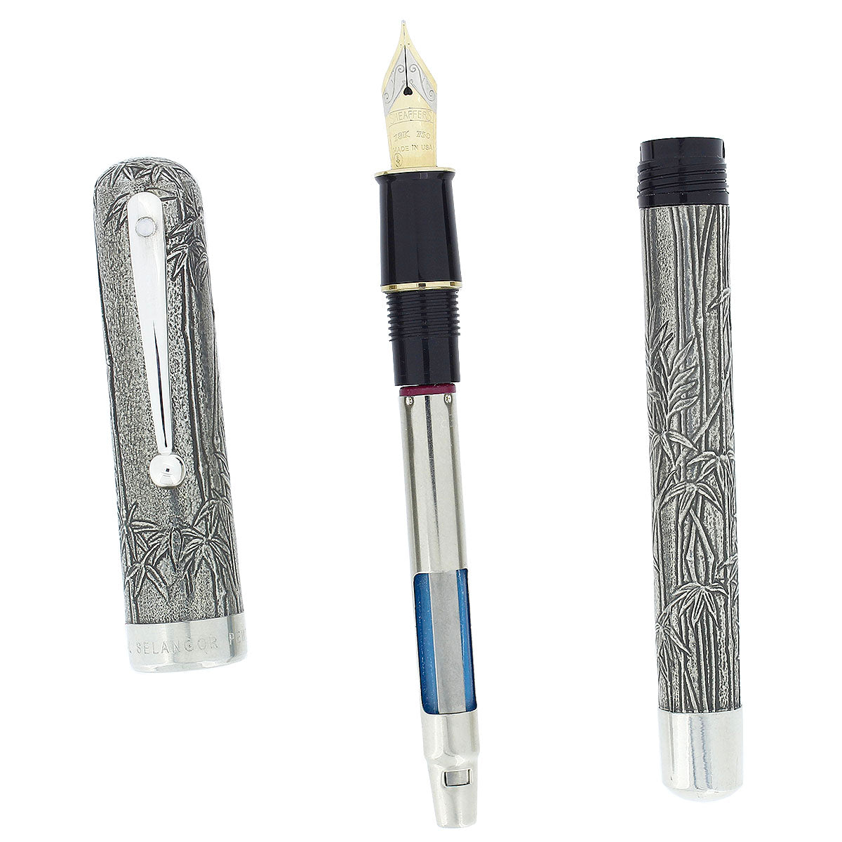 1996 SHEAFFER ASIA SERIES BAMBOO 18K MEDIUM NIB FOUNTAIN PEN NEW IN BO