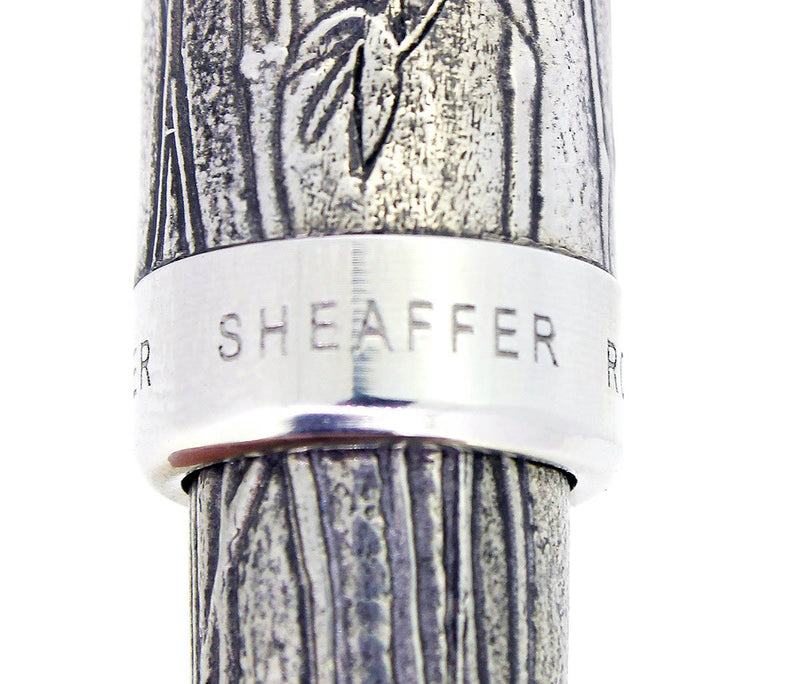 C1996 SHEAFFER ASIA SERIES BAMBOO 18K STUB NIB FOUNTAIN PEN NEW IN BOX NEVER INKED OFFERED BY ANTIQUE DIGGER