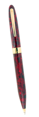 CIRCA 1996 SHEAFFER CREST FLAME RED TWIST ACTION BALLPOINT PEN MINT OFFERED BY ANTIQUE DIGGER