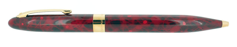 CIRCA 1996 SHEAFFER CREST FLAME RED TWIST ACTION BALLPOINT PEN MINT OFFERED BY ANTIQUE DIGGER