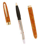 CIRCA 1996 SHEAFFER CREST NOVA CADMIUM YELLOW ROLLERBALL PEN MINT