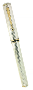 CIRCA 1996 SHEAFFER GRAND CONNAISSEUR STERLING SILVER FOUNTAIN PEN SERVICED