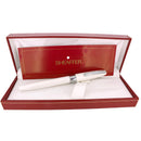 1996 SHEAFFER WHITE TRIUMPH IMPERIAL FINE NIB FOUNTAIN PEN NEVER INKED OFFERED BY ANTIQUE DIGGER