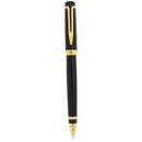 1996 WATERMAN LIAISON BLACK & GOLD TRIM 18K MEDIUM NIB FOUNTAIN PEN NEVER INKED OFFERED BY ANTIQUE DIGGER