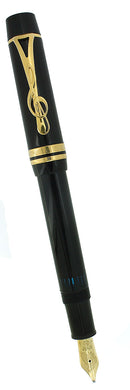 1997 MONTBLANC LEONARD BERNSTEIN 18K STUB NIB SPECIAL EDITION FOUNTAIN PEN OFFERED BY ANTIQUE DIGGER