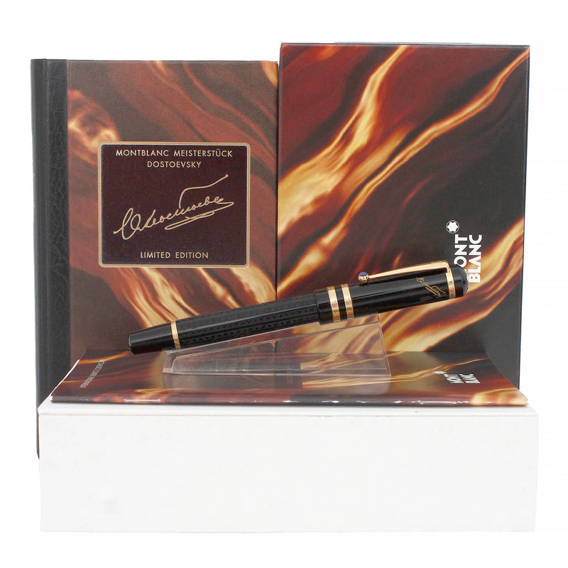 NEVER INKED 1997 MONTBLANC F. DOSTOEVSKY LIMITED EDITION FOUNTAIN PEN W/BOXES OFFERED BY ANTIQUE DIGGER