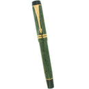 1997 PARKER INTERNATIONAL JADE DUOFOLD 18K MED NIB FOUNTAIN PEN NEVER INKED OFFERED BY ANTIQUE DIGGER