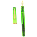1990 PELIKAN M250 TRANSPARENT GREEN DEMONSTRATOR 14K XF NIB FOUNTAIN PEN NEVER INKED WEST GERMANY OFFERED BY ANTIQUE DIGGER