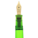 1990 PELIKAN M250 TRANSPARENT GREEN DEMONSTRATOR 14K XF NIB FOUNTAIN PEN NEVER INKED WEST GERMANY OFFERED BY ANTIQUE DIGGER