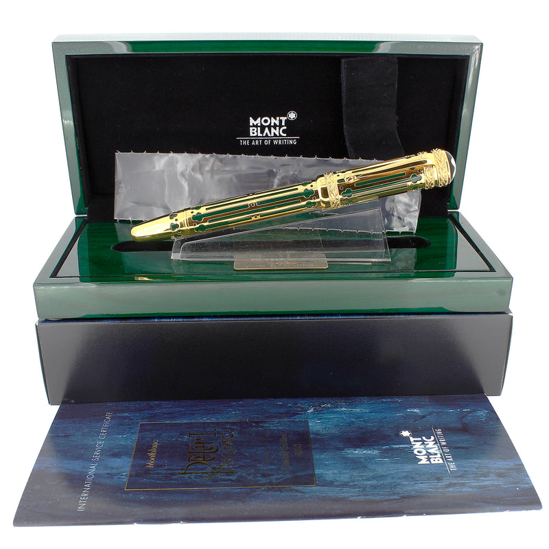 1997 MONTBLANC PETER THE GREAT LIMITED EDITION 703/4810 FOUNTAIN PEN NEVER INKED OFFERED BY ANTIQUE DIGGER