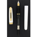 CIRCA 1997 SHEAFFER WHITE PRELUDE MODEL 9142 MEDIUM NIB FOUNTAIN PEN NEVER INKED OFFERED BY ANTIQUE DIGGER