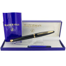 1997 WATERMAN CARENE BLACK SEA 18K EXTRA FINE NIB FOUNTAIN PEN NEVER INKED OFFERED BY ANTIQUE DIGGER