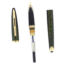 1ST YEAR 1997 WATERMAN CARENE SEA GARDEN 18K MED NIB FOUNTAIN PEN MINT IN BOX OFFERED BY ANTIQUE DIGGER
