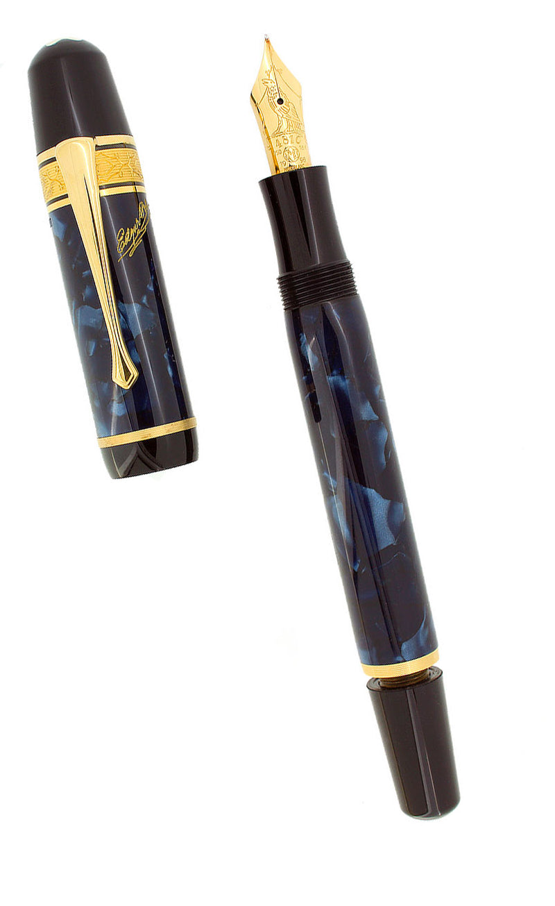 NEVER INKED 1998 MONTBLANC EDGAR ALLAN POE LIMITED EDITION FOUNTAIN PEN MINT OFFERED BY ANTIQUE DIGGER