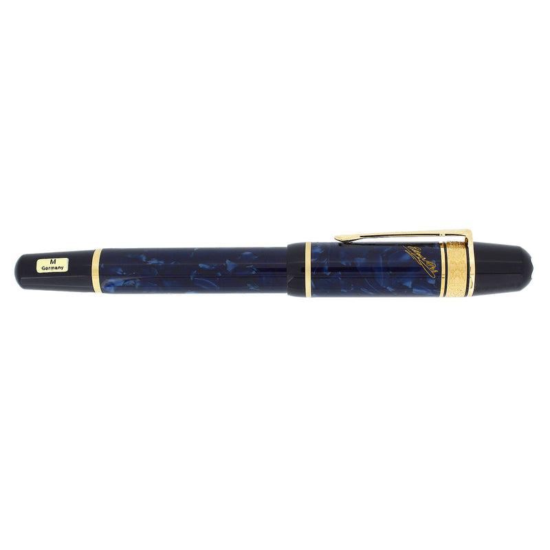 NEVER INKED 1998 MONTBLANC EDGAR ALLAN POE WRITER'S SERIES LIMITED EDITION FOUNTAIN PEN STICKERED OFFERED BY ANTIQUE DIGGER