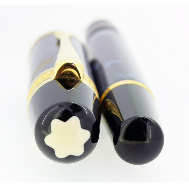 NEVER INKED 1998 MONTBLANC EDGAR ALLAN POE WRITER'S SERIES LIMITED EDITION FOUNTAIN PEN STICKERED OFFERED BY ANTIQUE DIGGER
